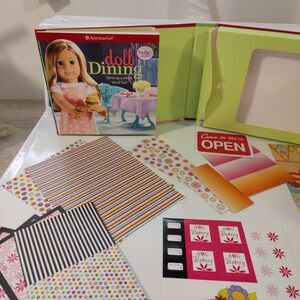 American girl Cafe dining craft kit Set Up Pretend Play